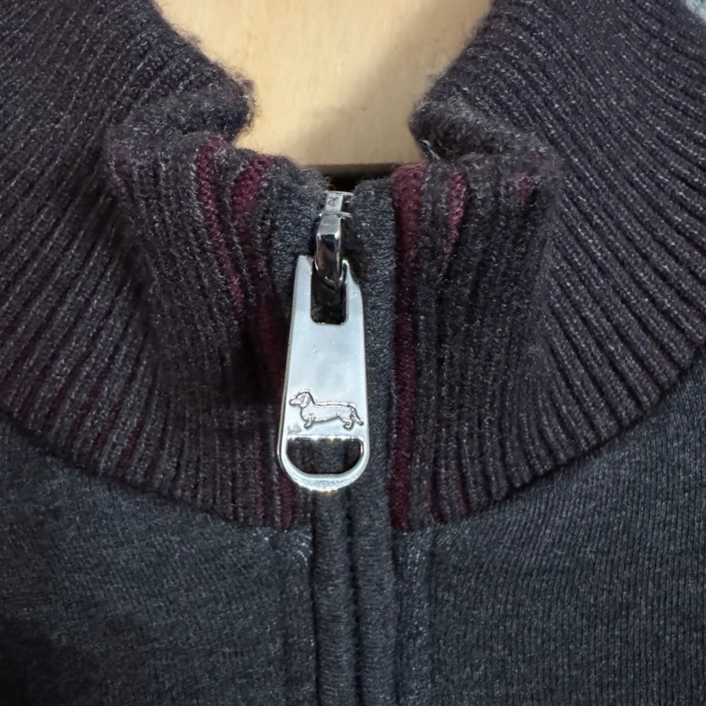 Harmont & Blaine Mens Full Zip Sweatshirt Gray Fleece Mock Neck XL F0KO09021211 - Picture 8 of 10